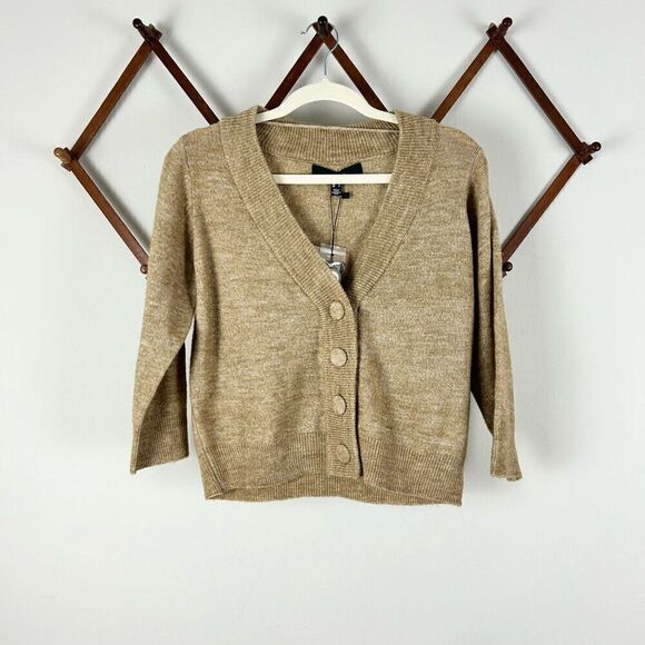 VERO MODA 3/4 Sleeve Recycled Blend Cardigan Size Small NWT Q541 - Picture 1 of 5